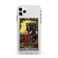 Queen of Pentacles Tarot Card Apple iPhone 11 Pro Max in Silver with White Impact Case