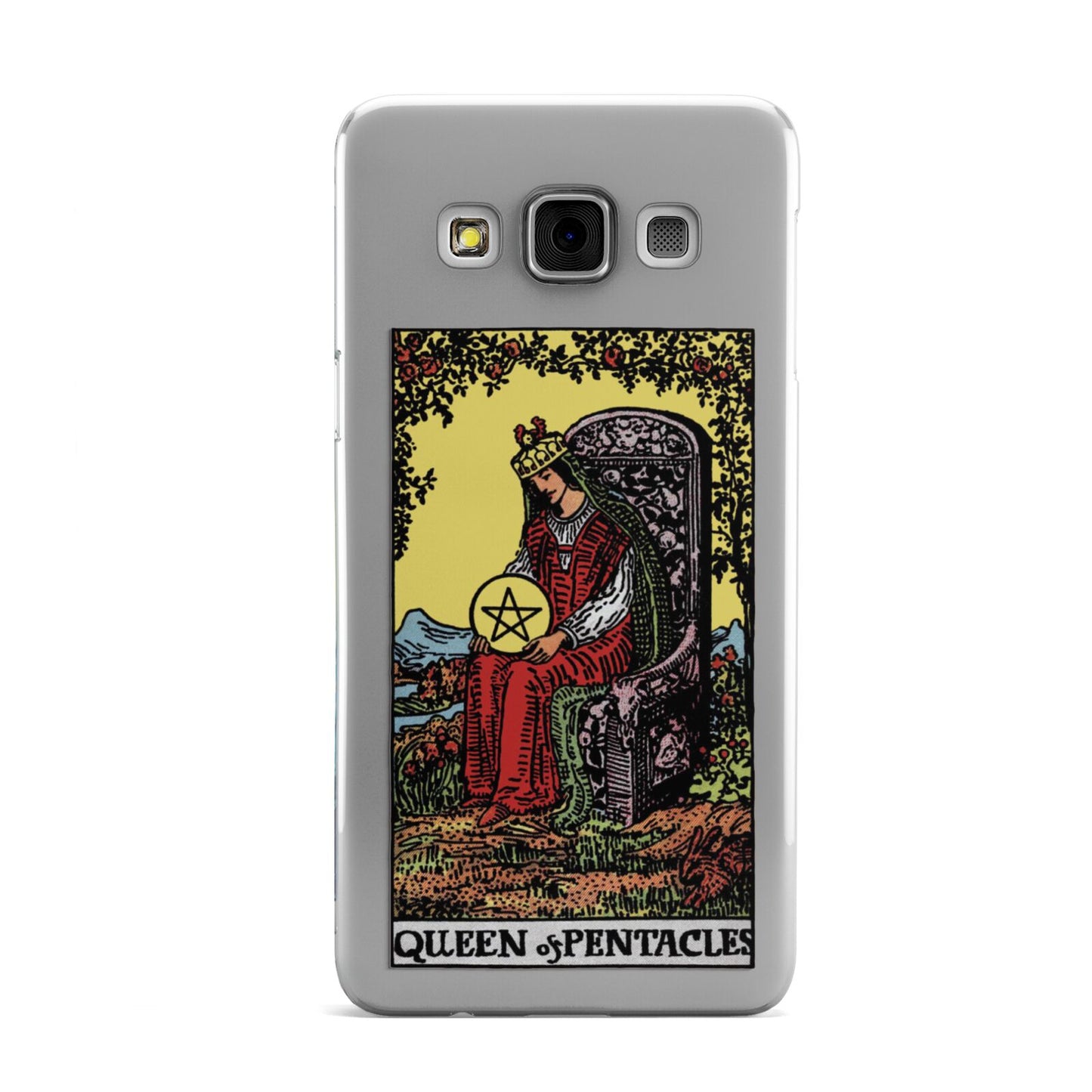 Queen of Pentacles Tarot Card Samsung Galaxy A3 Case