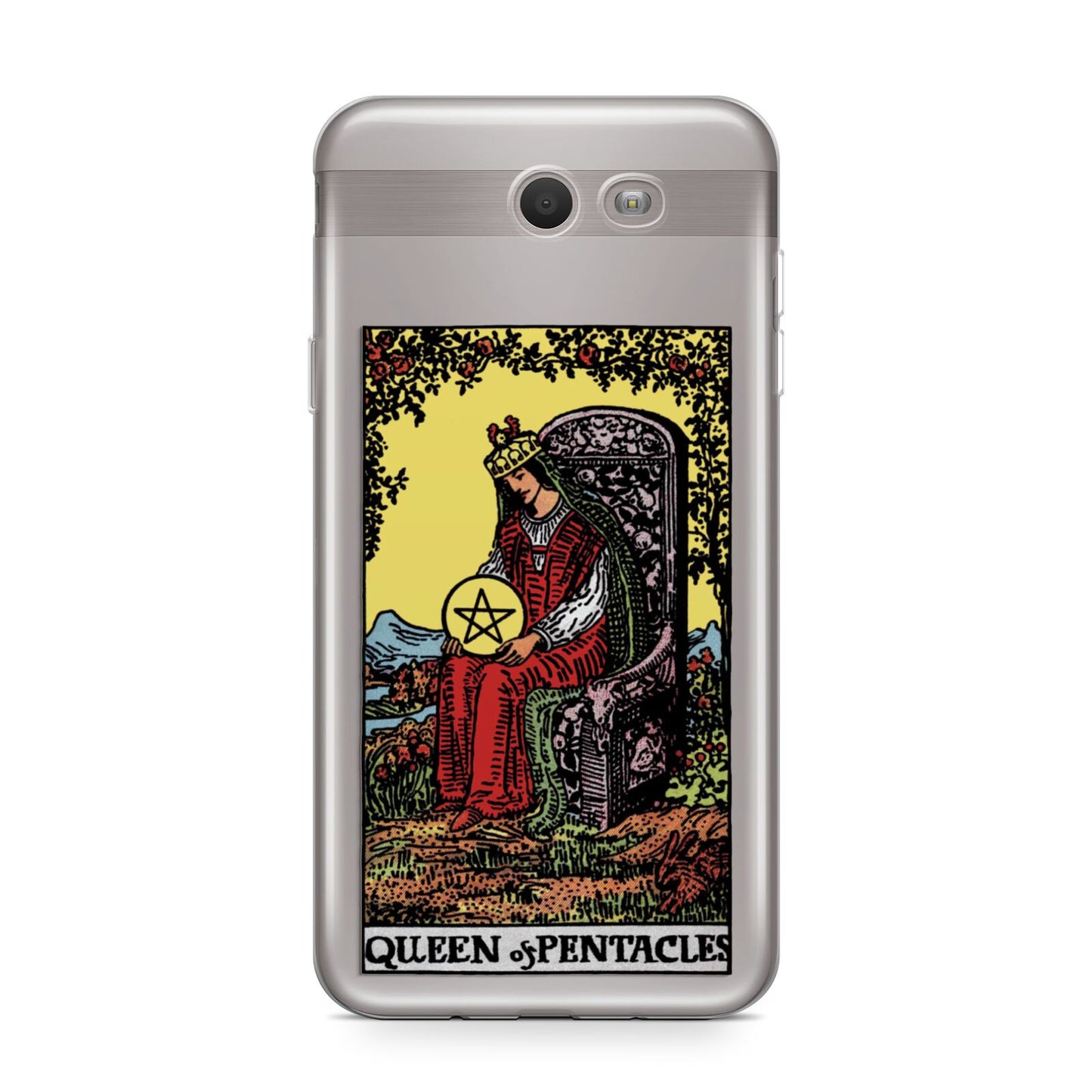 Queen of Pentacles Tarot Card Samsung Galaxy J7 2017 Case