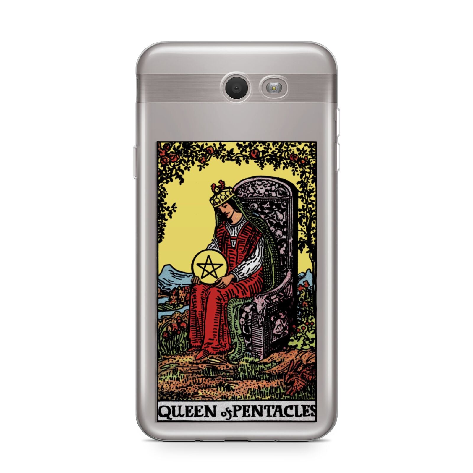 Queen of Pentacles Tarot Card Samsung Galaxy J7 2017 Case