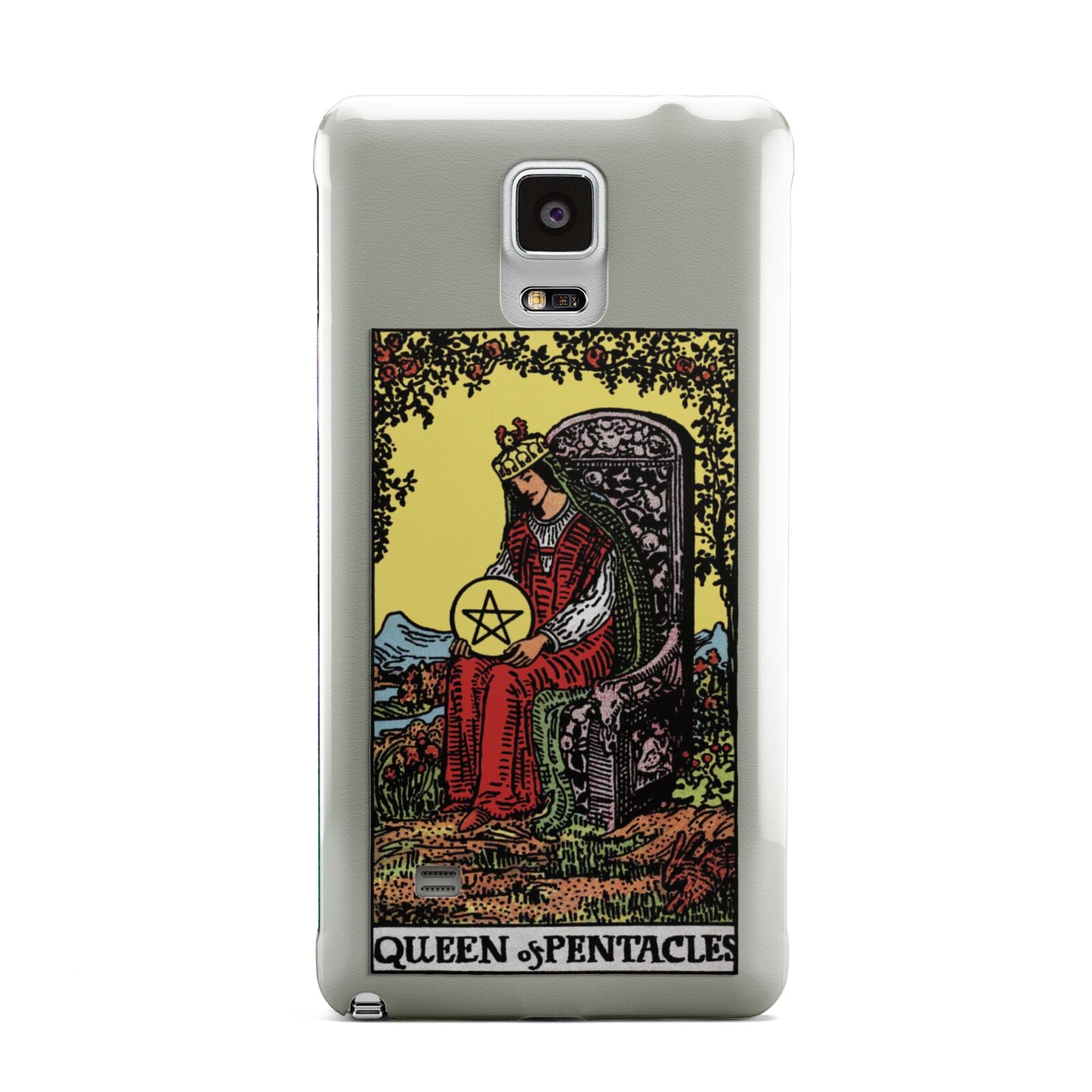 Queen of Pentacles Tarot Card Samsung Galaxy Note 4 Case