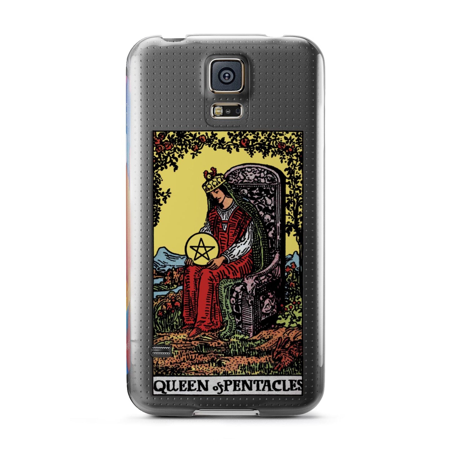 Queen of Pentacles Tarot Card Samsung Galaxy S5 Case