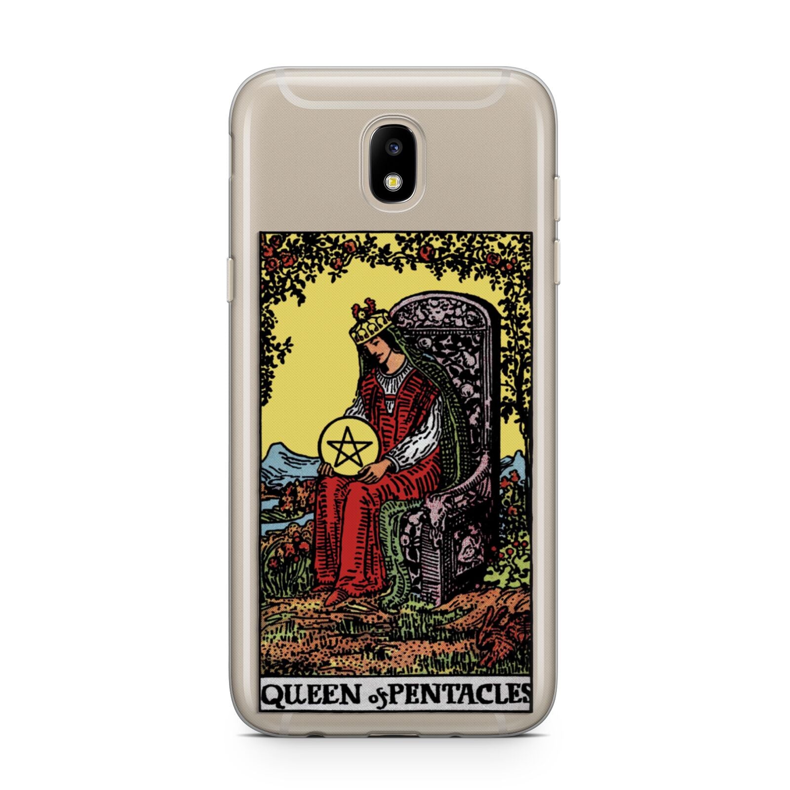 Queen of Pentacles Tarot Card Samsung J5 2017 Case