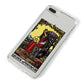 Queen of Pentacles Tarot Card iPhone 8 Plus Bumper Case on Silver iPhone Alternative Image