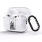 Queen of Swords Monochrome AirPods Pro Glitter Case Side Image