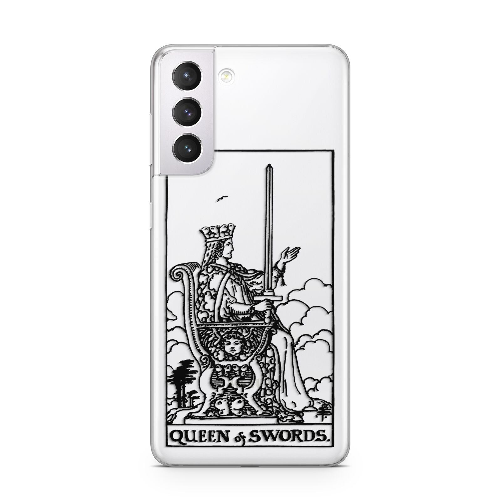 Queen of Swords Monochrome Samsung S21 Case