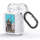 Queen of Swords Tarot Card AirPods Glitter Case Side Image