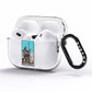 Queen of Swords Tarot Card AirPods Pro Clear Case Side Image