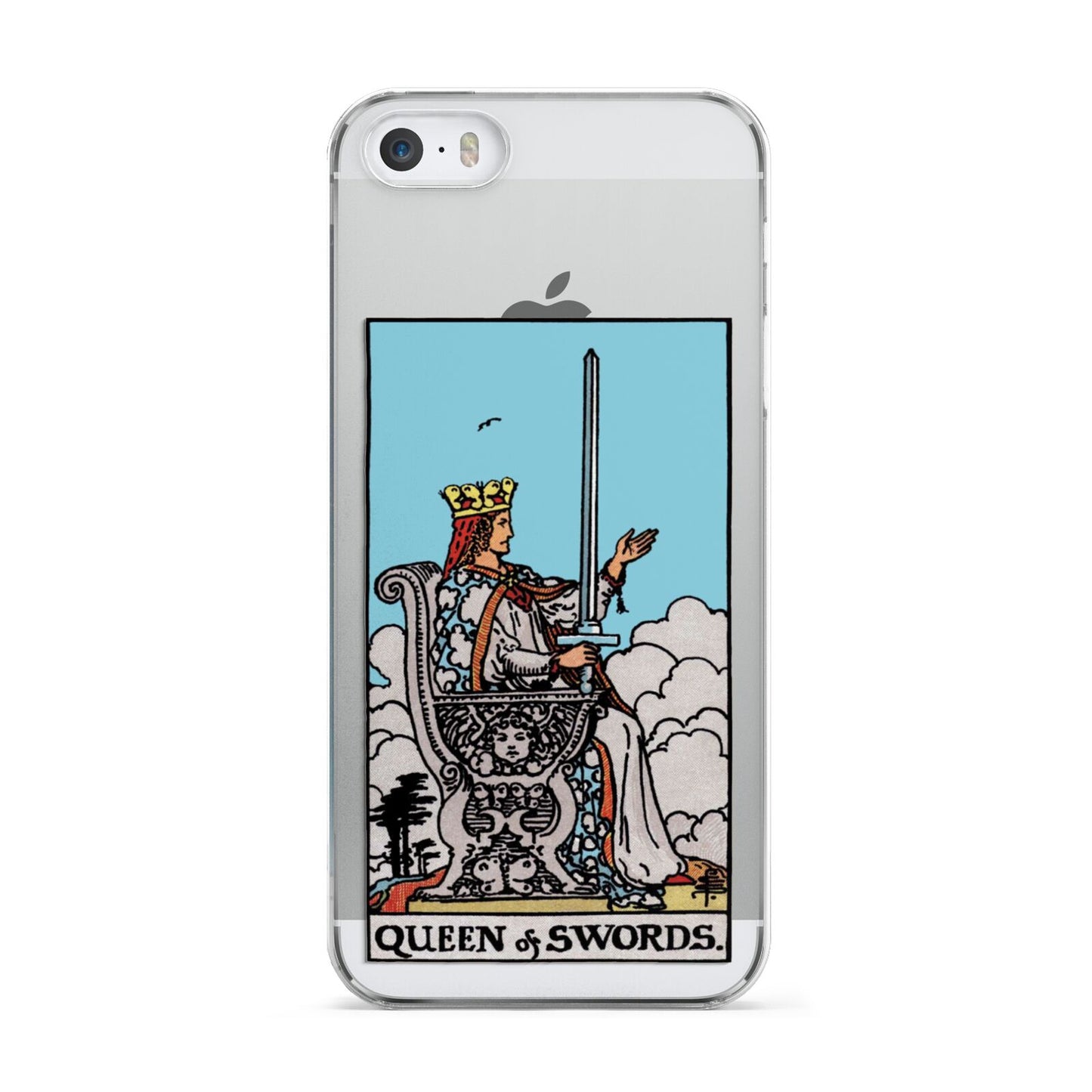 Queen of Swords Tarot Card Apple iPhone 5 Case