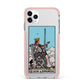 Queen of Swords Tarot Card iPhone 11 Pro Max Impact Pink Edge Case
