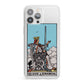 Queen of Swords Tarot Card iPhone 13 Pro Max Clear Bumper Case