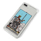 Queen of Swords Tarot Card iPhone 8 Plus Bumper Case on Silver iPhone Alternative Image