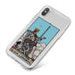 Queen of Swords Tarot Card iPhone X Bumper Case on Silver iPhone
