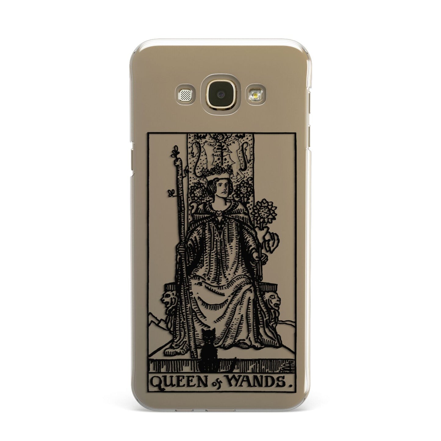 Queen of Wands Monochrome Samsung Galaxy A8 Case