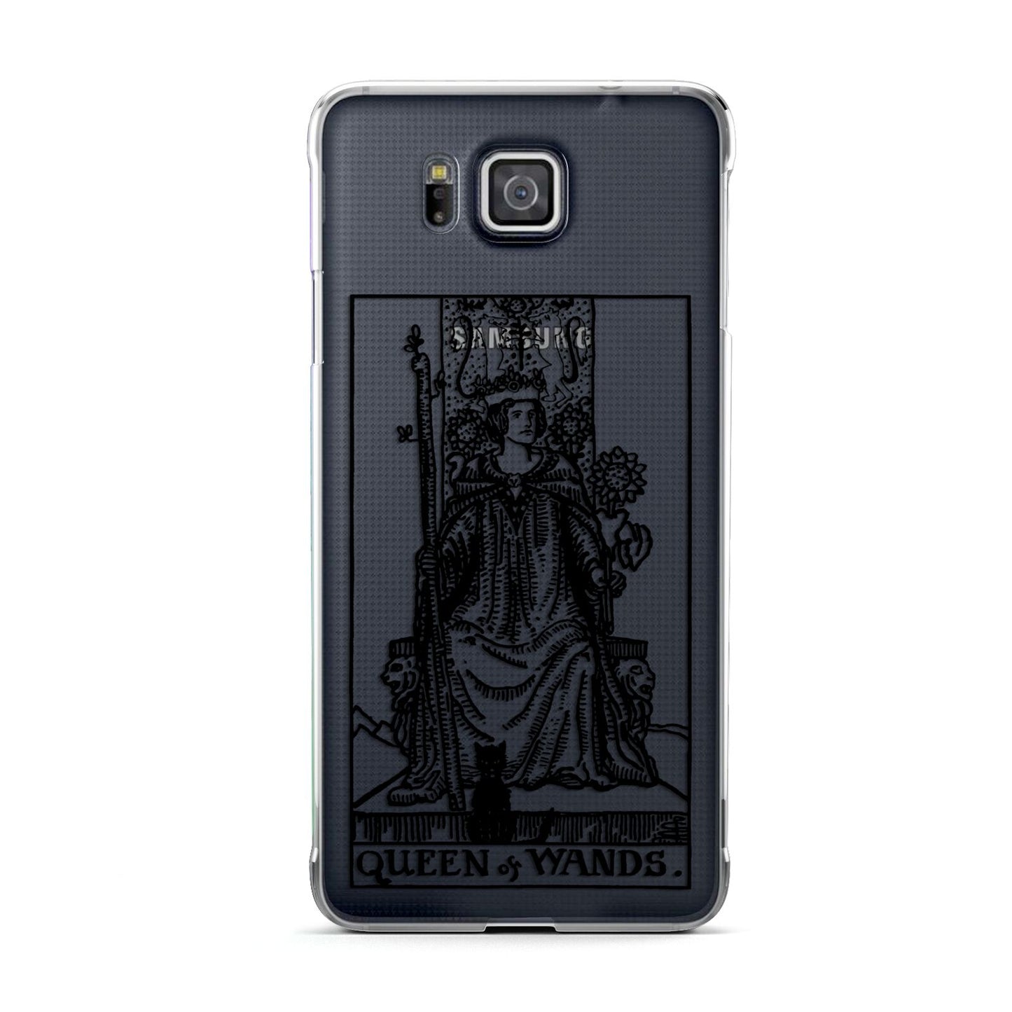 Queen of Wands Monochrome Samsung Galaxy Alpha Case