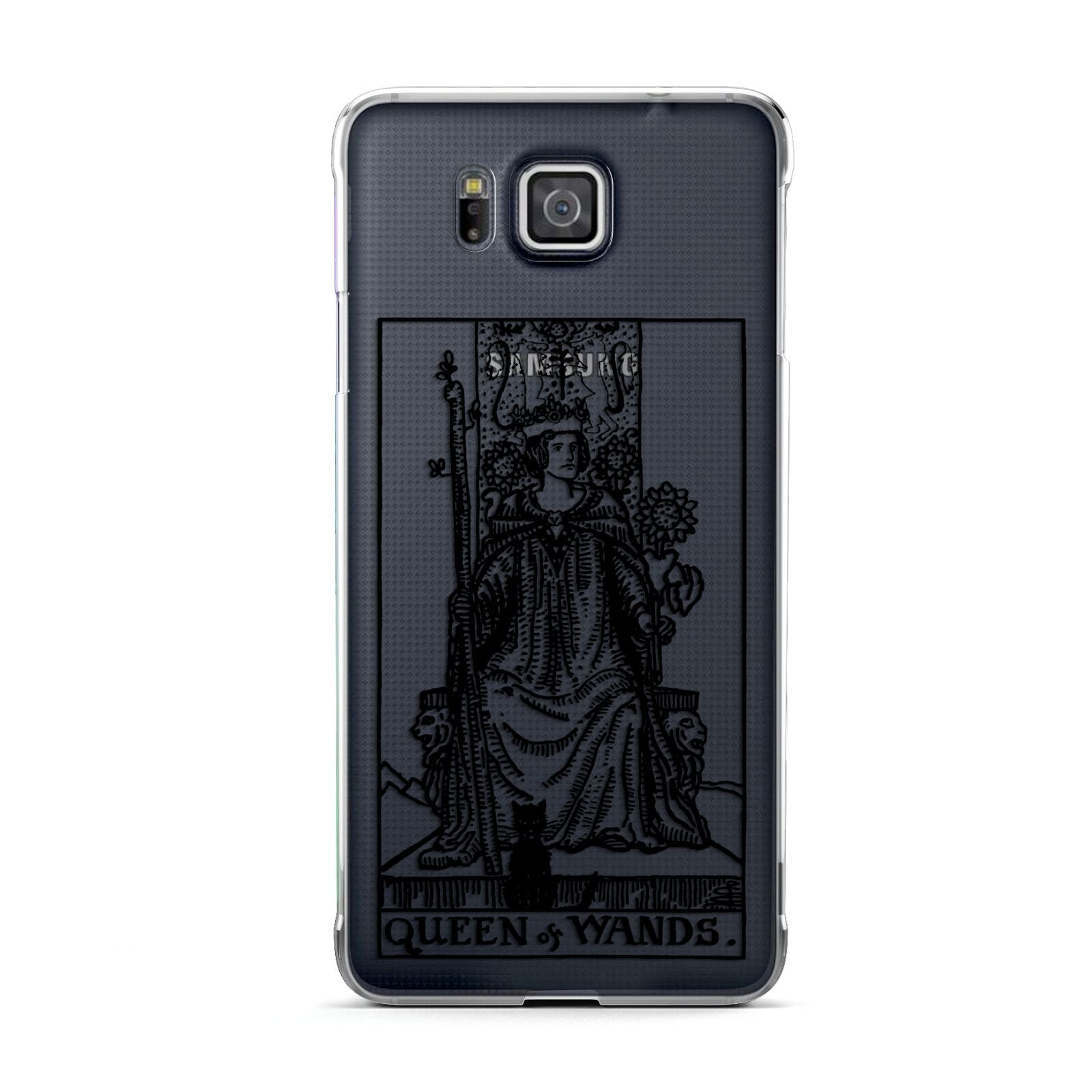 Queen of Wands Monochrome Samsung Galaxy Alpha Case