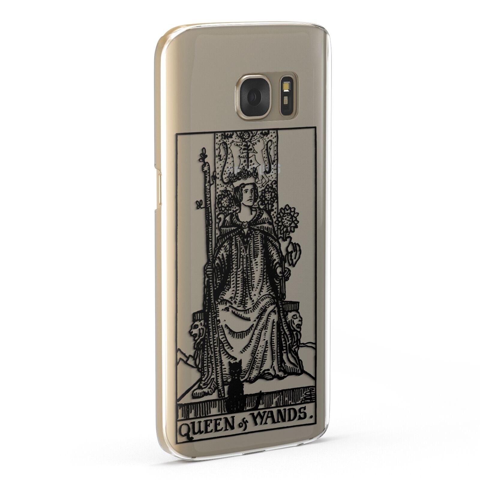 Queen of Wands Monochrome Samsung Galaxy Case Fourty Five Degrees