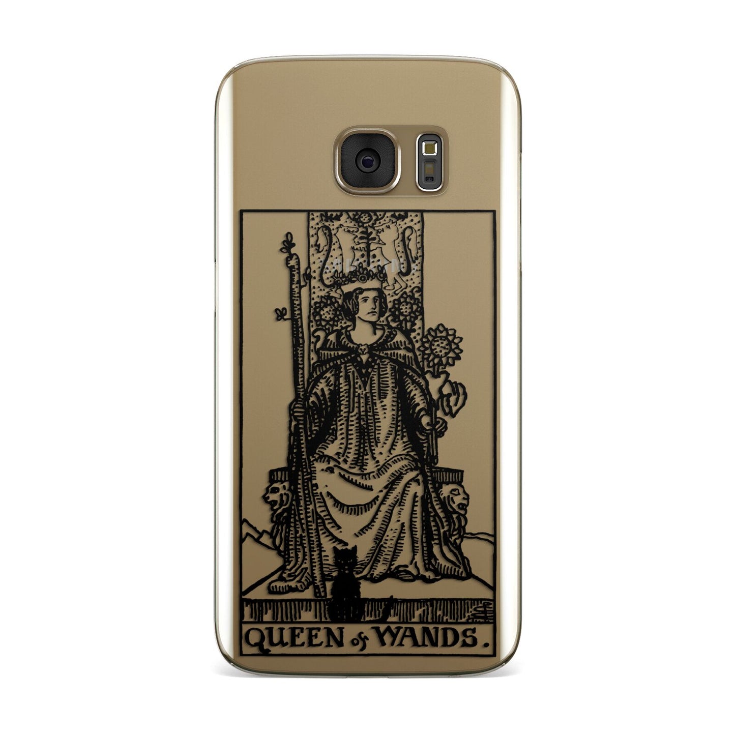 Queen of Wands Monochrome Samsung Galaxy Case