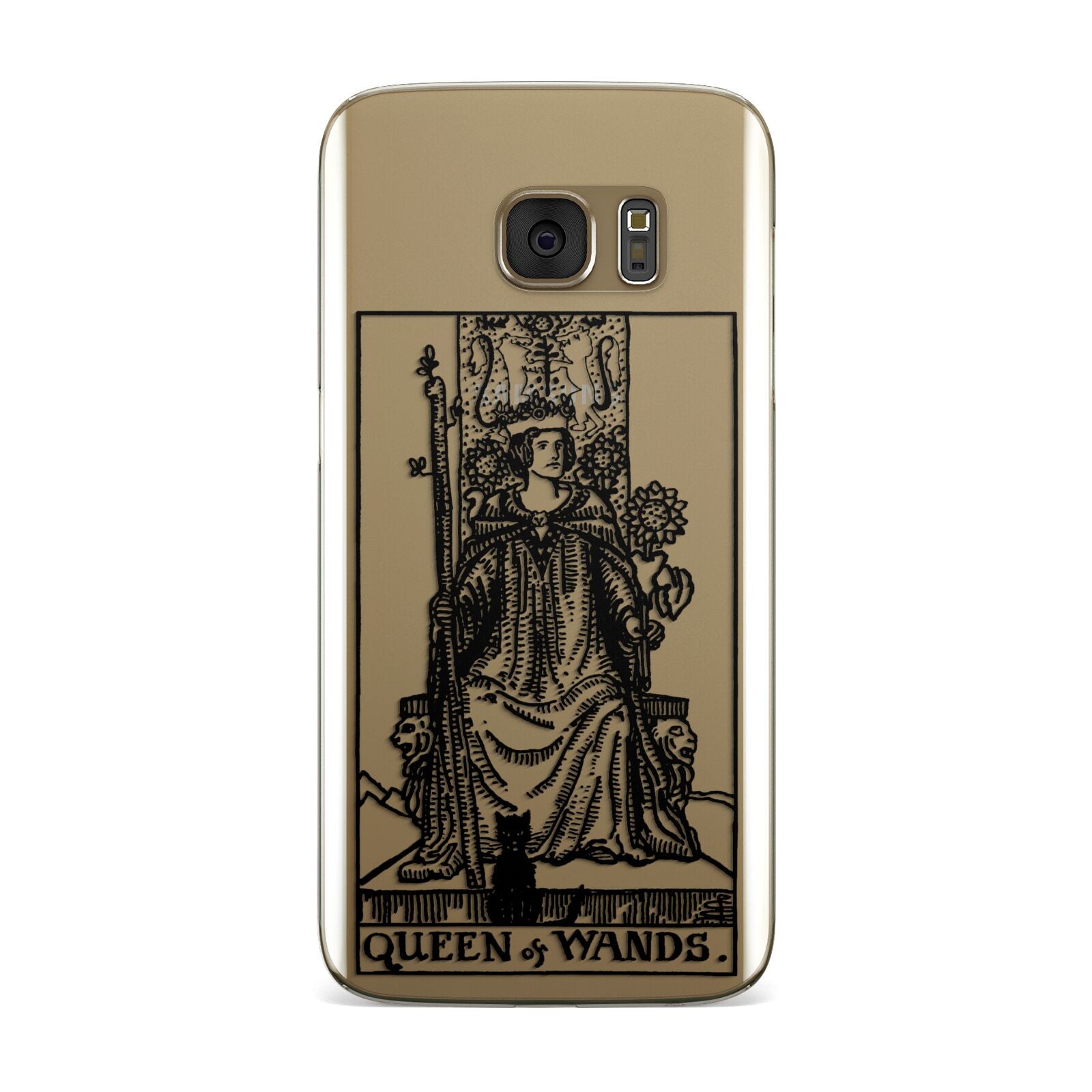 Queen of Wands Monochrome Samsung Galaxy Case