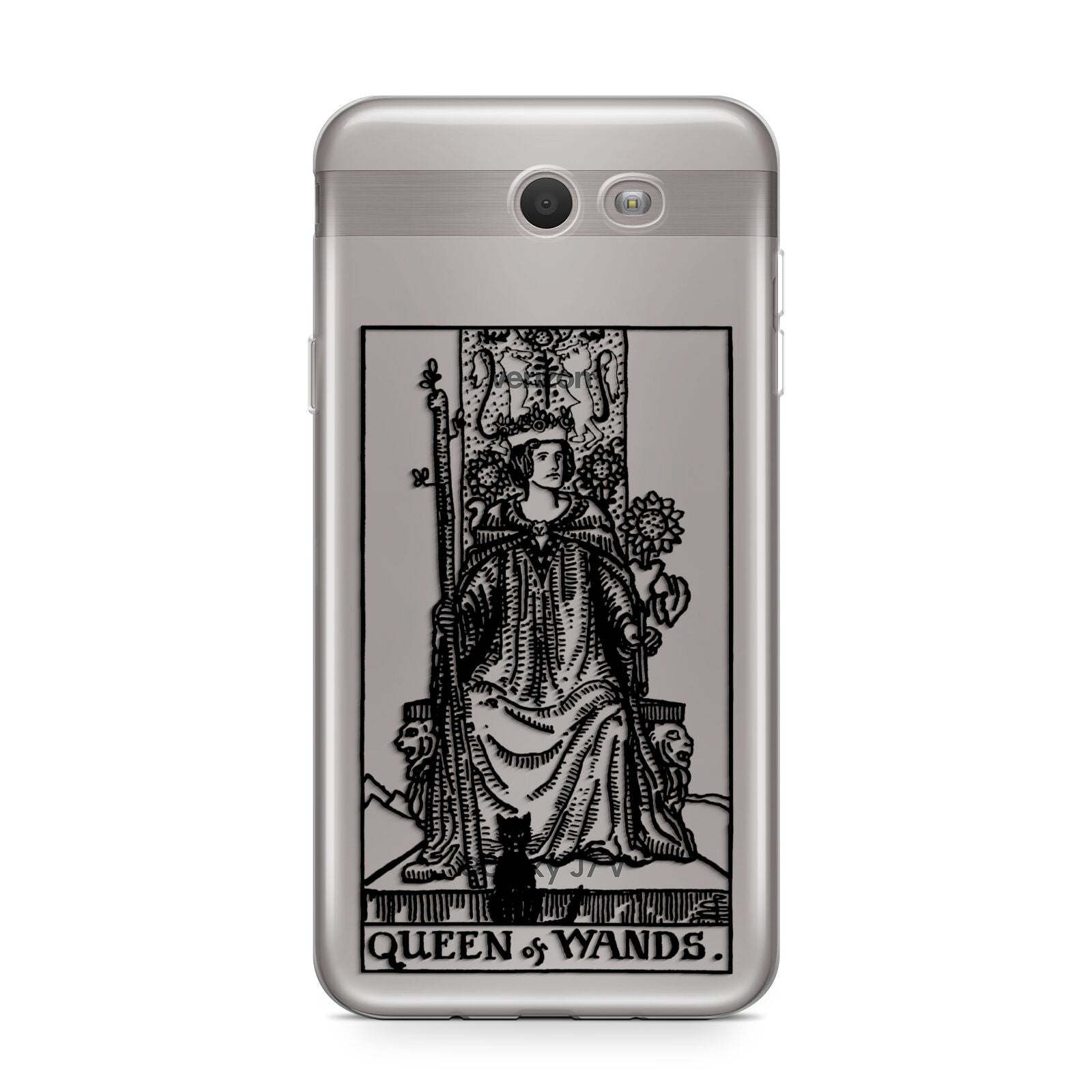 Queen of Wands Monochrome Samsung Galaxy J7 2017 Case