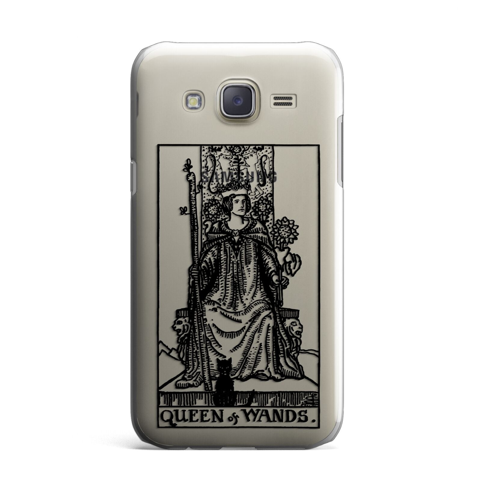 Queen of Wands Monochrome Samsung Galaxy J7 Case