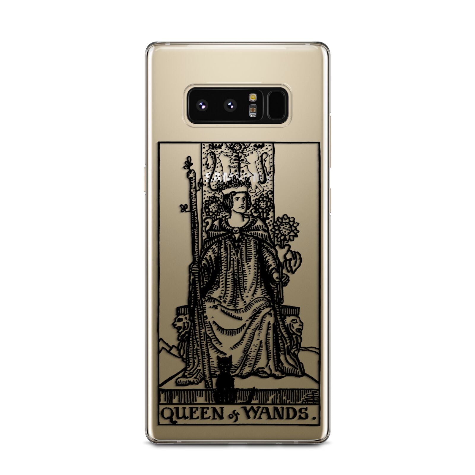 Queen of Wands Monochrome Samsung Galaxy Note 8 Case