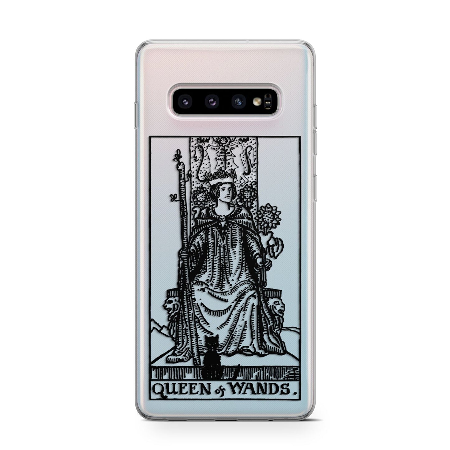 Queen of Wands Monochrome Samsung Galaxy S10 Case