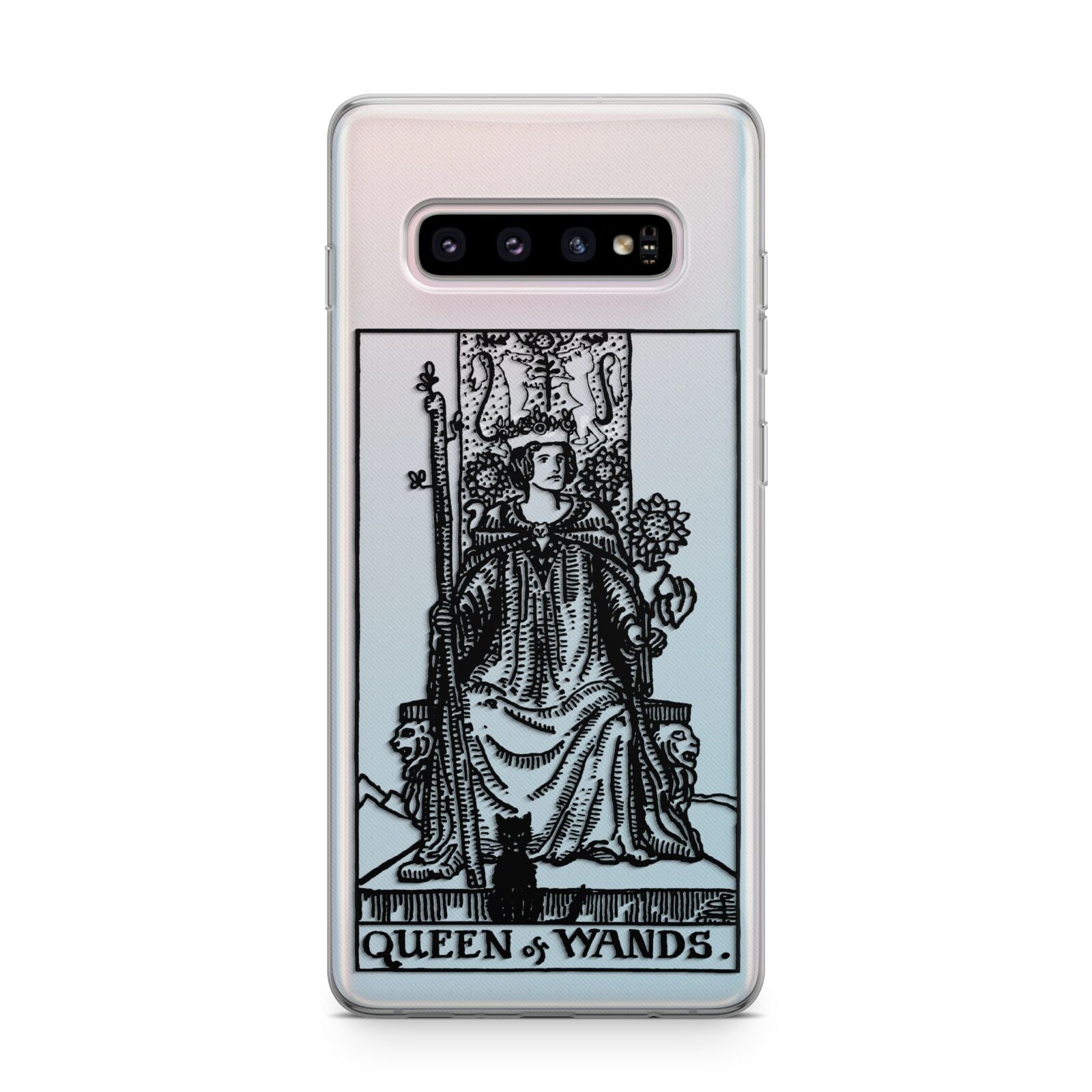 Queen of Wands Monochrome Samsung Galaxy S10 Plus Case
