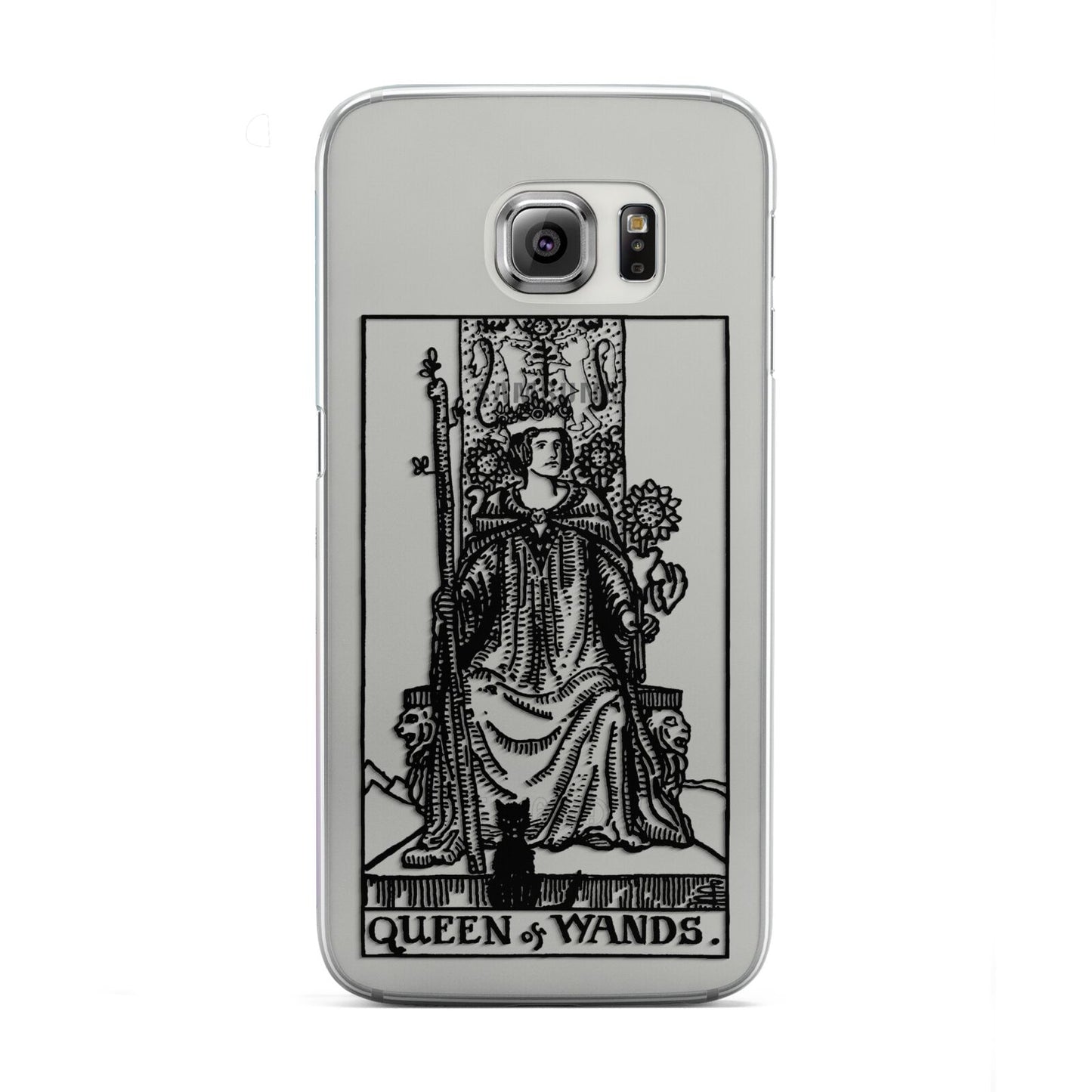 Queen of Wands Monochrome Samsung Galaxy S6 Edge Case