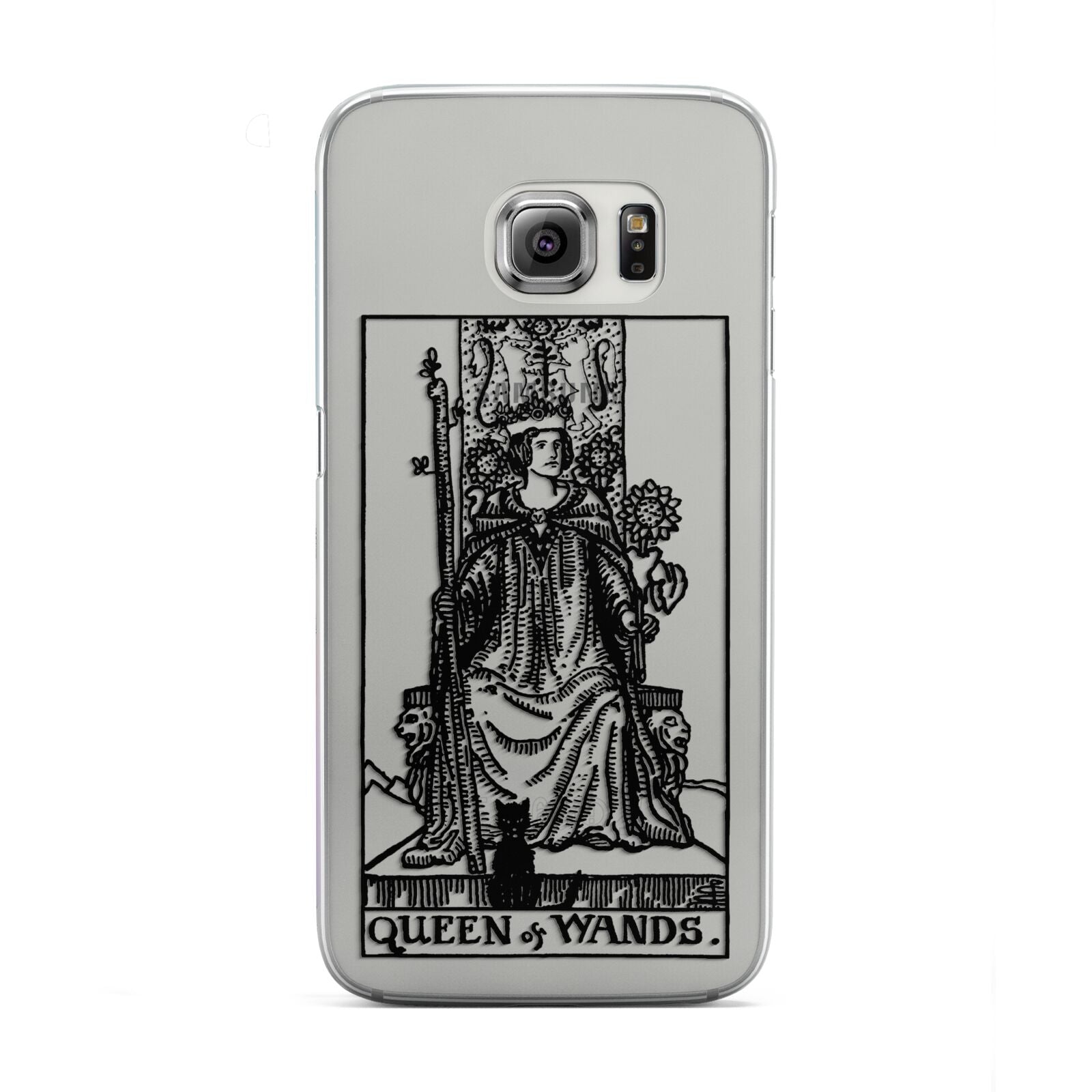 Queen of Wands Monochrome Samsung Galaxy S6 Edge Case