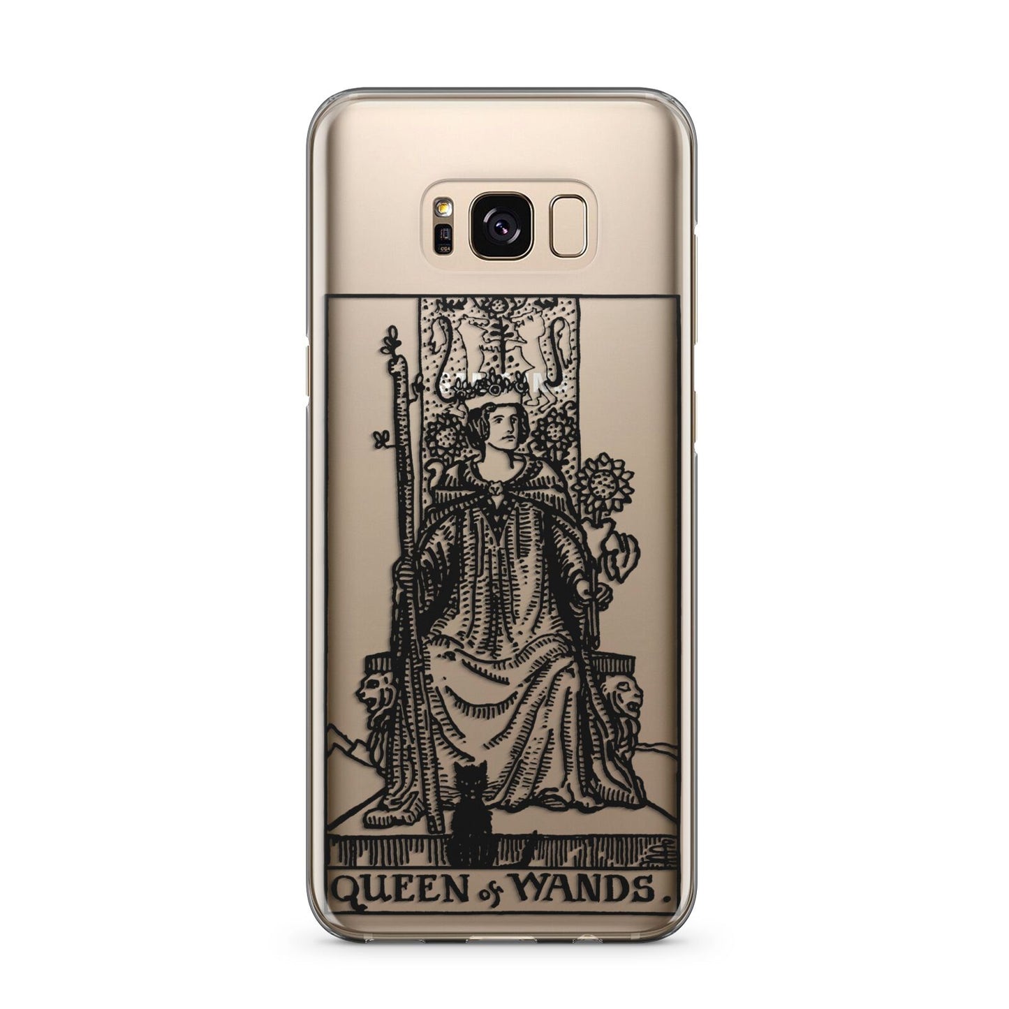 Queen of Wands Monochrome Samsung Galaxy S8 Plus Case