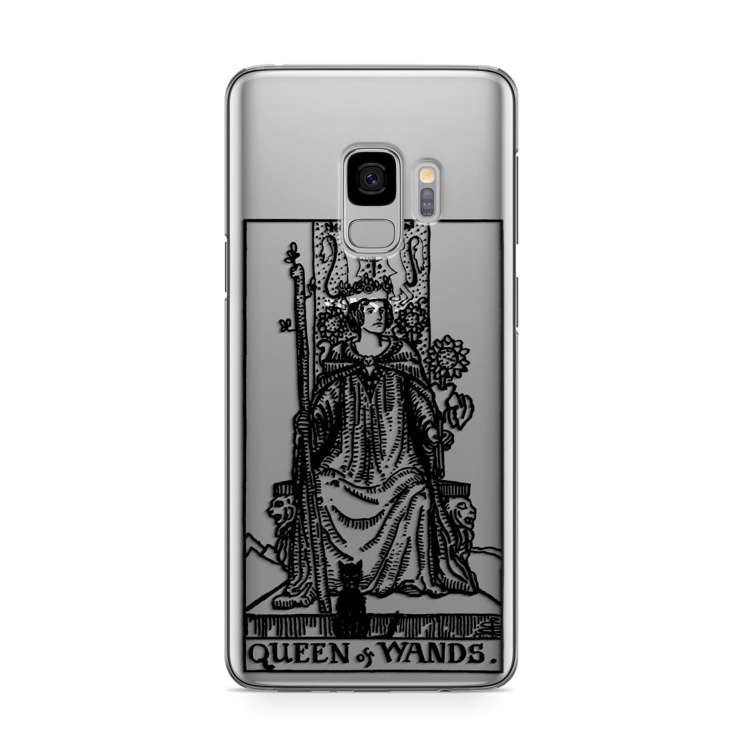 Queen of Wands Monochrome Samsung Galaxy S9 Case