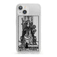 Queen of Wands Monochrome iPhone 13 Clear Bumper Case