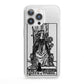 Queen of Wands Monochrome iPhone 13 Pro Clear Bumper Case