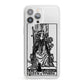 Queen of Wands Monochrome iPhone 13 Pro Max Clear Bumper Case
