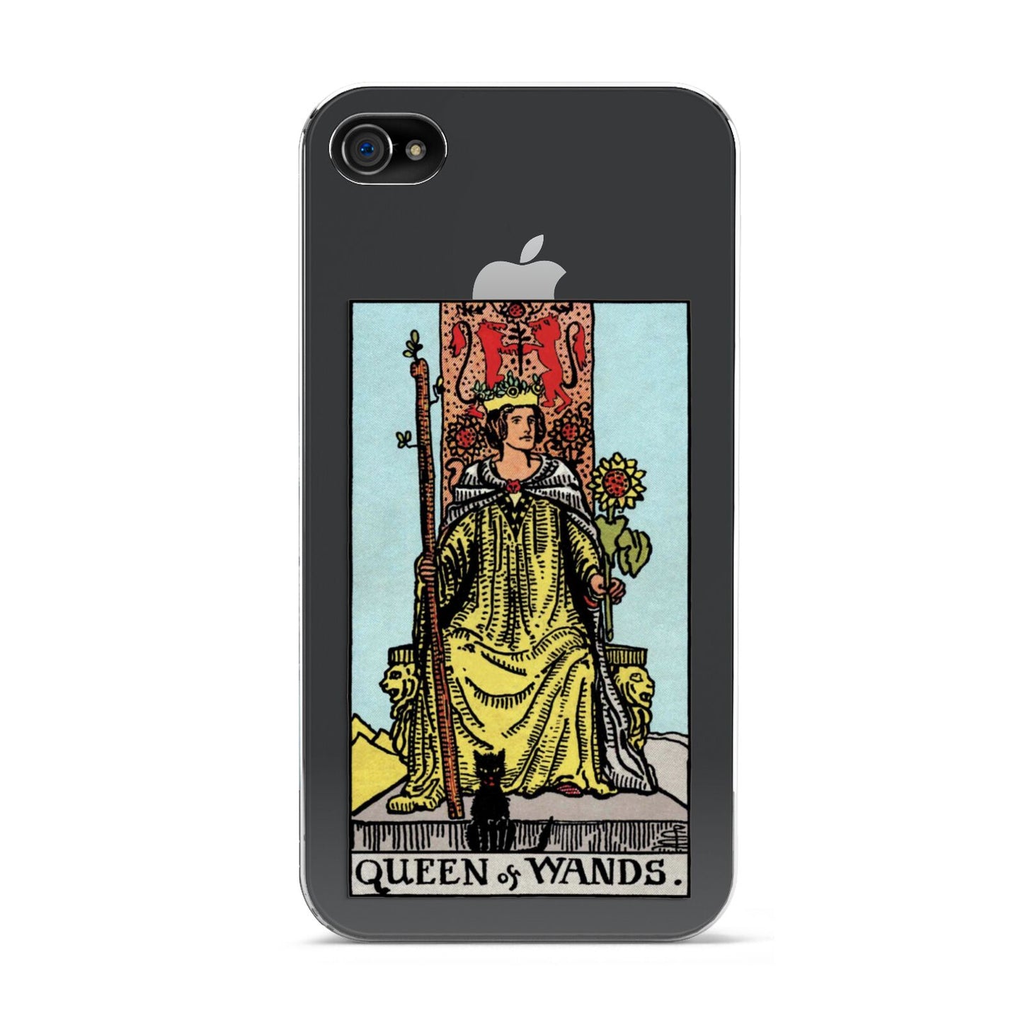 Queen of Wands Tarot Card Apple iPhone 4s Case