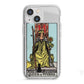 Queen of Wands Tarot Card iPhone 13 Mini TPU Impact Case with White Edges