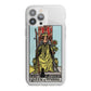 Queen of Wands Tarot Card iPhone 13 Pro Max TPU Impact Case with White Edges