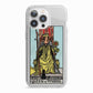 Queen of Wands Tarot Card iPhone 13 Pro TPU Impact Case with White Edges