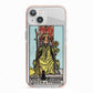 Queen of Wands Tarot Card iPhone 13 TPU Impact Case with Pink Edges
