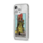 Queen of Wands Tarot Card iPhone 14 Pro Max Glitter Tough Case Silver Angled Image