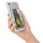 Queen of Wands Tarot Card iPhone 7 Bumper Case on Silver iPhone Alternative Image