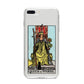 Queen of Wands Tarot Card iPhone 8 Plus Bumper Case on Silver iPhone