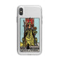 Queen of Wands Tarot Card iPhone X Bumper Case on Silver iPhone Alternative Image 1