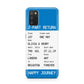 Rail Ticket with Name Samsung A02s Case