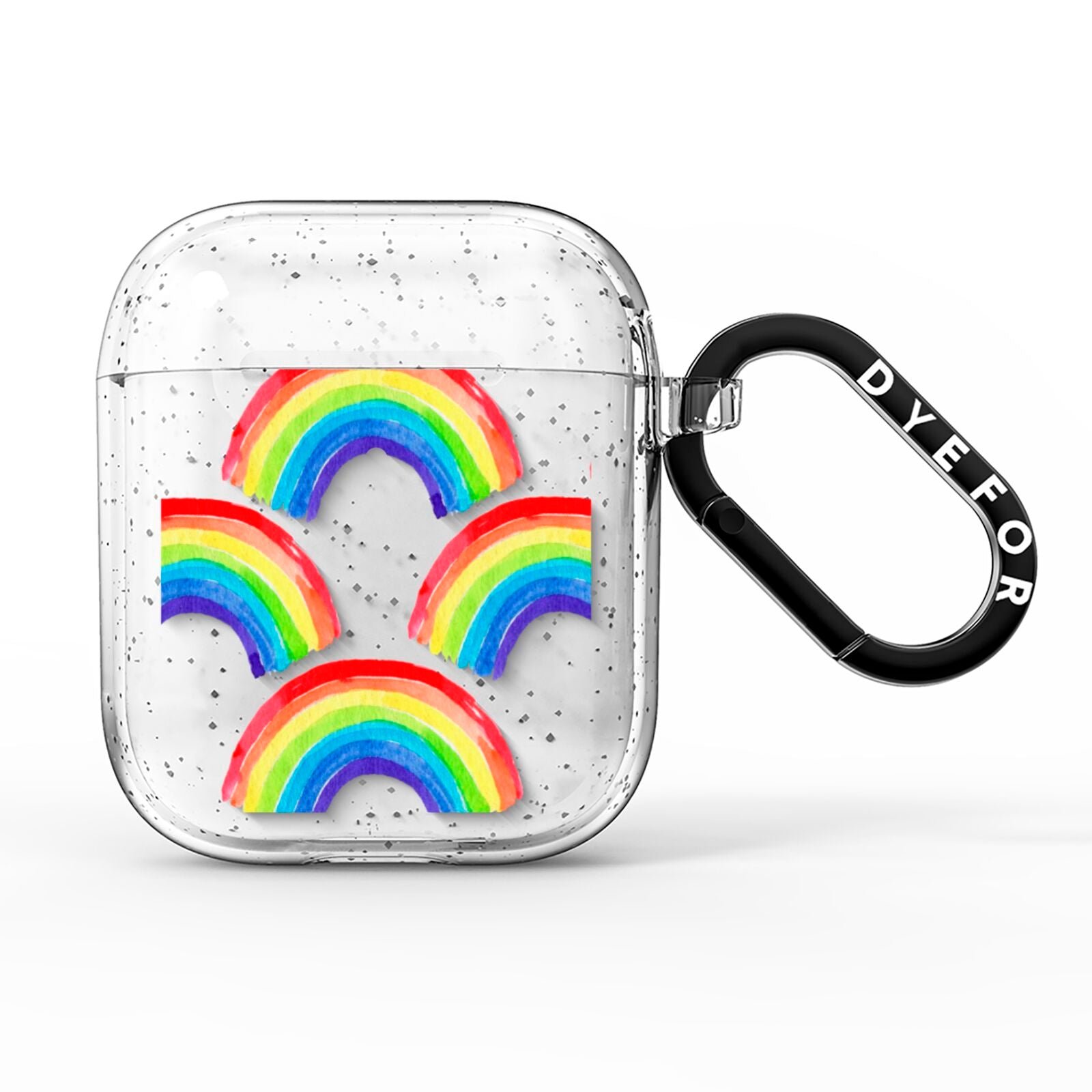Rainbow AirPods Glitter Case