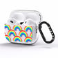 Rainbow AirPods Pro Clear Case Side Image