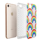 Rainbow Apple iPhone 7 8 3D Tough Case Expanded View