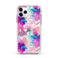 Rainbow Fish Apple iPhone 11 Pro in Silver with White Impact Case