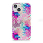 Rainbow Fish iPhone 13 Mini Clear Bumper Case